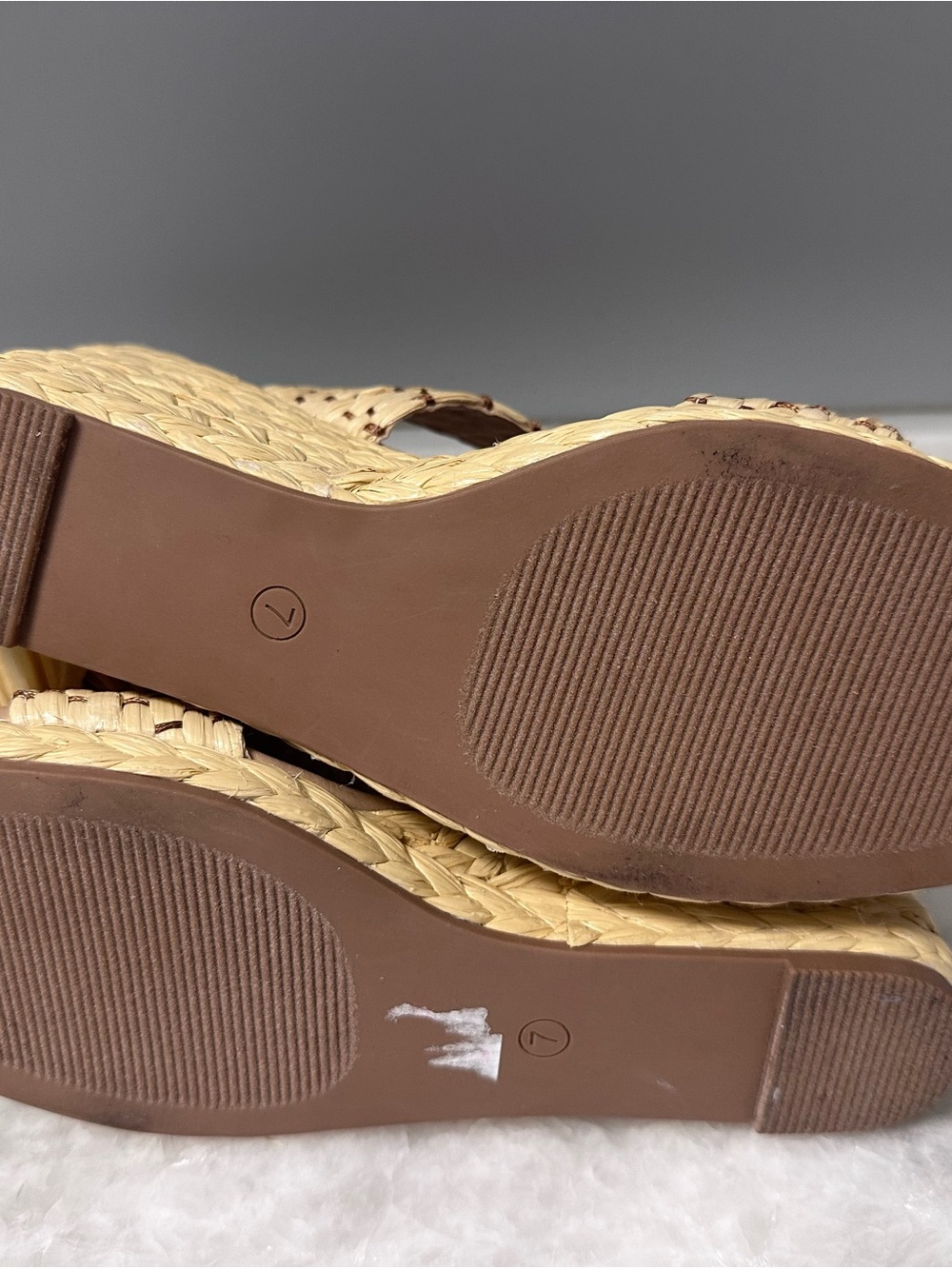 Beach by Matisse size 7 Natural Raffia Slide Sandals - Beige - Picture 12 of 12